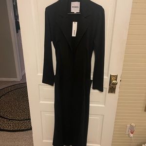 Black BB Dakota long coat.